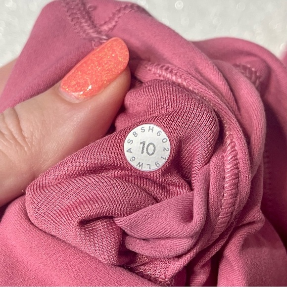 Lululemon Align High Rise Crop Leggings Pink Lush 10 Nwt - Picture 10 of 10